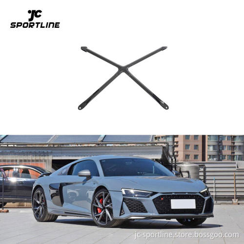 Prepreg Carbon Fiber R8 Engine X-Brace Strut Bar for Audi R8 Gen 2 2023